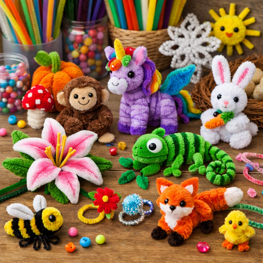 chlupaté drátky, inspirace